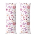 thumbnail image 1 of Naloa Retro Floral Super Soft 20x60 Body Pillow Case,Long Side Hidden Zipper（PILLOWS ARE NOT INCLUDED）, 1 of 1