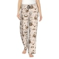 thumbnail image 1 of Naloa Retro Rooster Print Women’s Ultra-Soft Comfy Pajama Lounge Pants with Pockets & Drawstring, 1 of 8