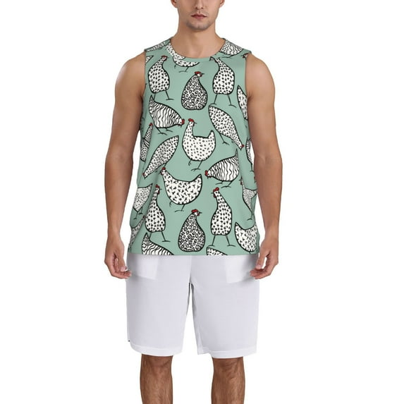 Naloa Retro Rooster4 Basketball Jersey Reversible Men's Mesh Athletic Sports Shirts Training Practice S-4XLX-Large