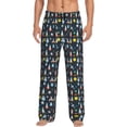 thumbnail image 1 of Naloa Rocket Space Pajama Pants Men, PJ Bottoms, Sleep & Lounge Pants-Medium, 1 of 6