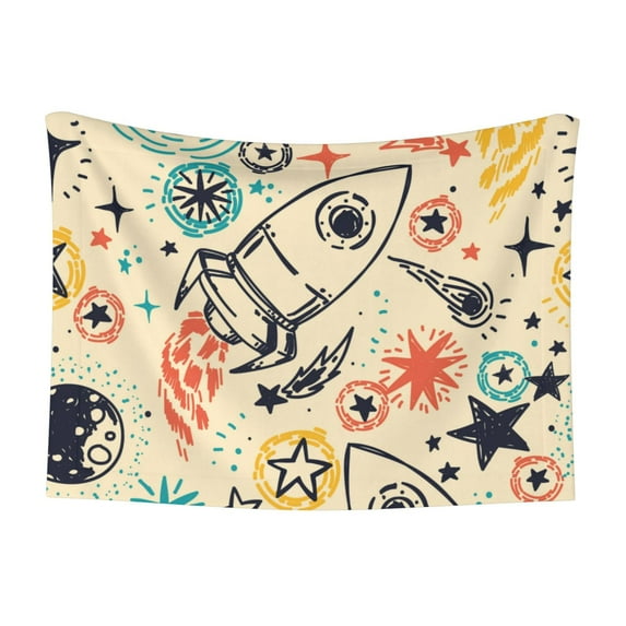 Naloa Rockets Dog Blanket, 3 Sizes Cat Blanket for Indoor Cats Large Medium Small Dog Gifts-Medium