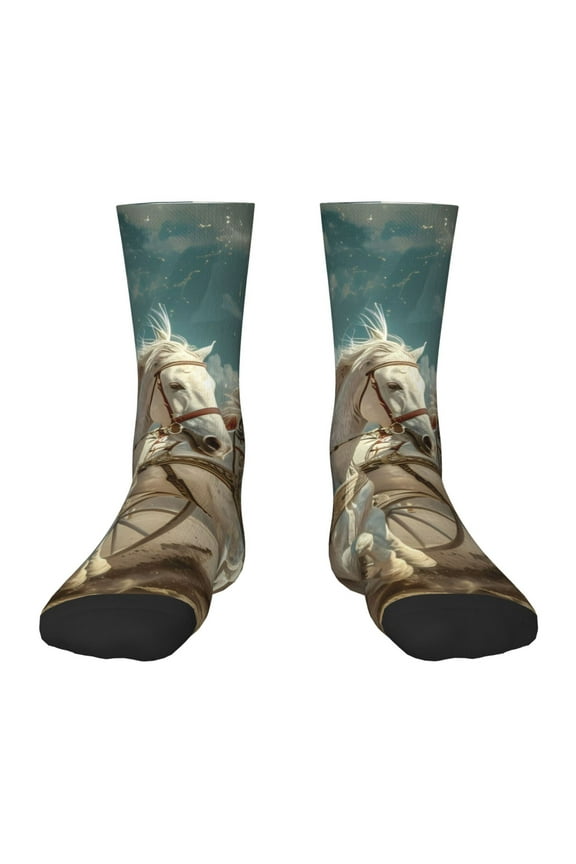 Roman Chariot Horse Race Kids Socks Unisex Kids and Toddlers' Crew Socks, ,1 Pairs
