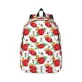 thumbnail image 1 of Naloa Rose Flowers Canvas Backpack for Men Women Rucksack Casual Travel Daypack College Tote Satchel Bookbag for Teens-Medium, 1 of 7