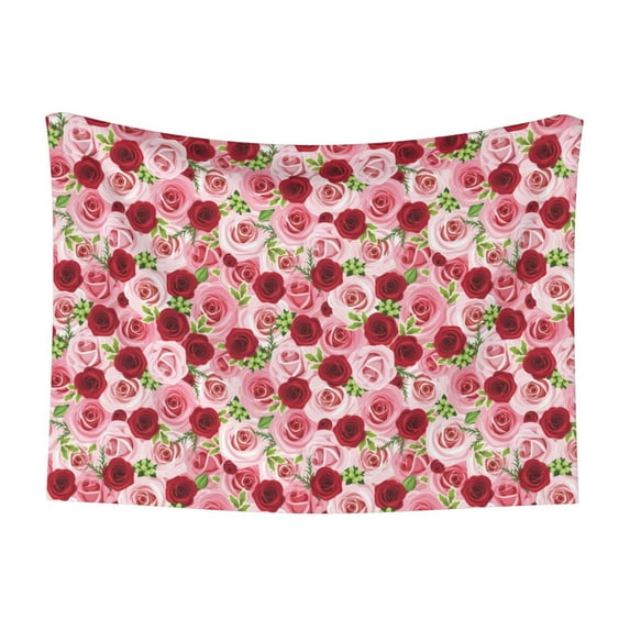 Naloa Rose Flowers Dog Blanket, 3 Sizes Cat Blanket for Indoor Cats Large Medium Small Dog Gifts-Small