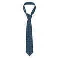 thumbnail image 1 of Naloa Rose Flowers Print Solid Color Tie Formal Necktie for Men，Suitable for business, daily life, work, 1 of 1