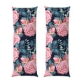 thumbnail image 1 of Naloa Rose Flowers Super Soft 20x60 Body Pillow Case,Long Side Hidden Zipper（PILLOWS ARE NOT INCLUDED）, 1 of 6