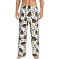 thumbnail image 1 of Naloa Rottweiler Pajama Pants Men, PJ Bottoms, Sleep & Lounge Pants-Small, 1 of 6