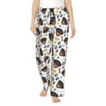 thumbnail image 1 of Naloa Rottweiler Print Women’s Ultra-Soft Comfy Pajama Lounge Pants with Pockets & Drawstring, 1 of 1