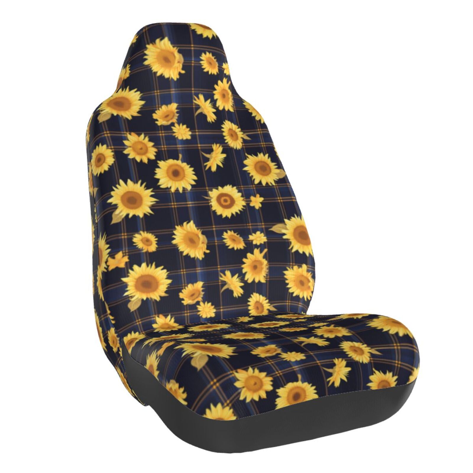 Belidome Car Seat Belt Covers (Set Of 2) - Butterfly Sunflower Print, Soft & Adjustable, Universal Fit For Women & Kids