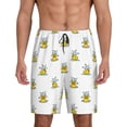 thumbnail image 1 of Naloa Rubber Duck Showe Men's Short Pajama Pants, Pj Shorts, Lounge Comfort Shorts-Medium, 1 of 6