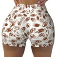 thumbnail image 1 of Naloa Rugby Style Biker Shorts for Women Seamless Scrunch Short Women’s Yoga Shorts for Gym Running Sport Shorts - XX-Large, 1 of 9