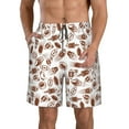 thumbnail image 1 of Naloa Rugby Style Men's Beach Shorts, Surfing shorts, Swim trunks, Quick Dry Swim Trunks for Surfing Beach Fun - Small, 1 of 9