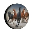 thumbnail image 1 of Naloa Running Horses Tire Cover Wheel Protectors Tyre Covers Weatherproof Wheel Covers Universal Fit for Trailer Rv SUV Truck Camper Travel Trailers-17 inch, 1 of 6