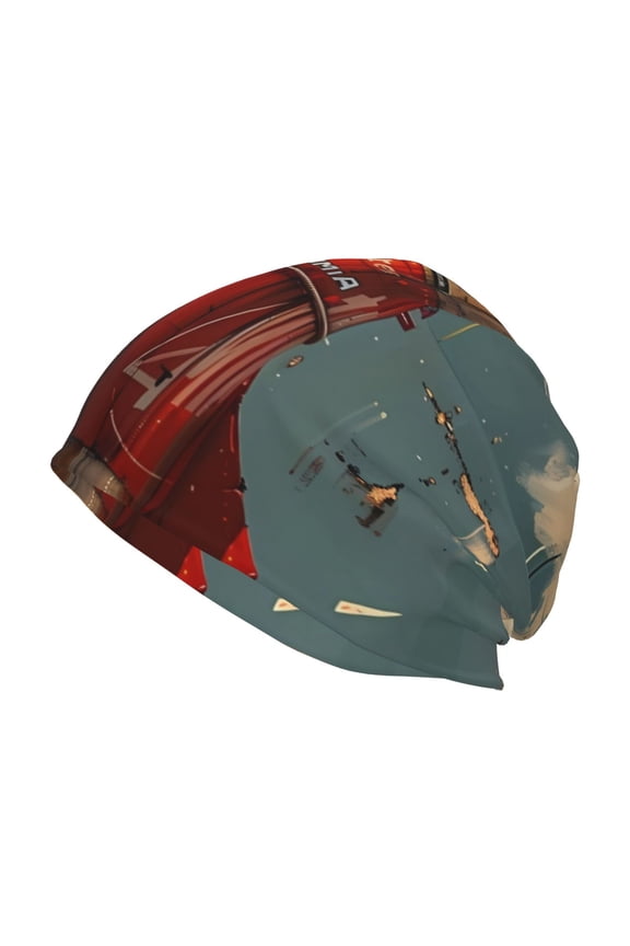 Rusty Rocket Launch Beanie for Men Women Knitted Unisex Winter Hat Beanies Cap Knit Cuffed Beanies Hats