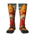 thumbnail image 1 of Naloa Rusty Rocket Launch Knee Socks, High Socks Long Stretchy Sock Women Knee High Stocking, Long Socks for Women, 1 of 6