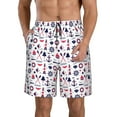 thumbnail image 1 of Naloa Sailing Marine Travel Men's Beach Shorts, Surfing shorts, Swim trunks, Quick Dry Swim Trunks for Surfing Beach Fun - XX-Large, 1 of 9