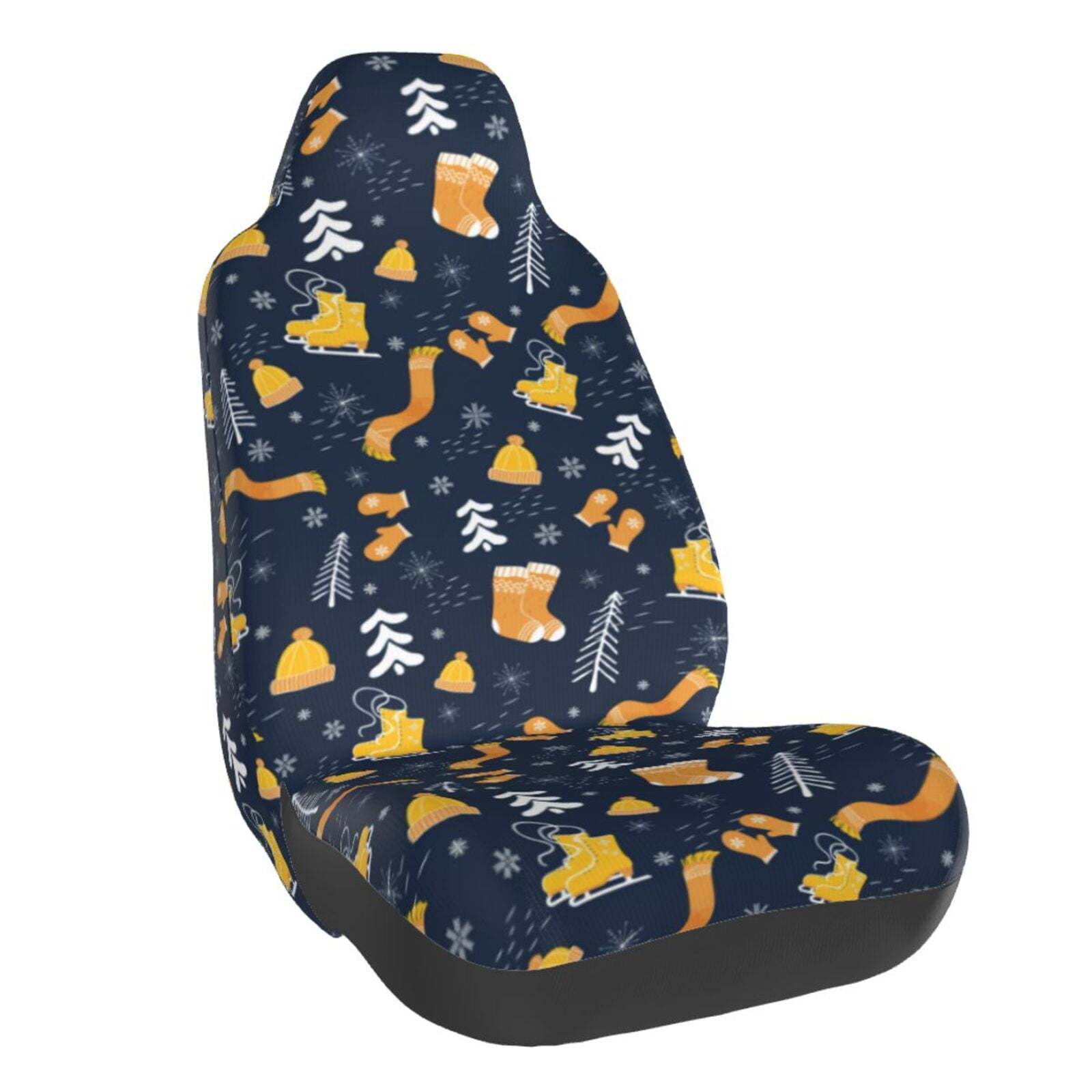 Naloa Scarf Ski Shoes sock Car Seat Covers Universal Front Seat Coves
