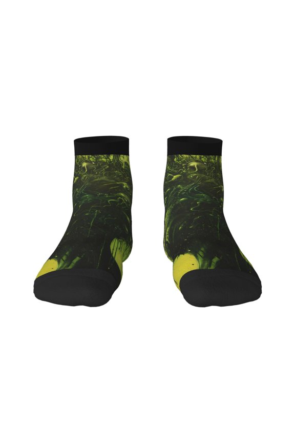 Screaming Horror Art Ankle Socks for Women Non Slip Socks No Show Socks Classic Low Cut Casual Socks Casual Socks