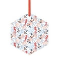 thumbnail image 1 of Naloa Sea Horse And Corals Acrylic Santa Tree Decorations Christmas Hanging Pendant for Christmas Winter New Year Party Hanging Decorations-Hexagon, 1 of 7