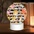 thumbnail image 1 of Naloa Sea Shell Acrylic LED Night Light Custom LED Lights Personalized Nightlight Customized Gifts for Family Couples Friends, 1 of 9