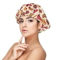 thumbnail image 1 of Naloa Sea Shells Adjustable Hair Bonnet for Sleeping, Hair Wrap Sleep Cap Turban for Women Men, Curly Straight Hair Long Large Braid Unisex, 1 of 6