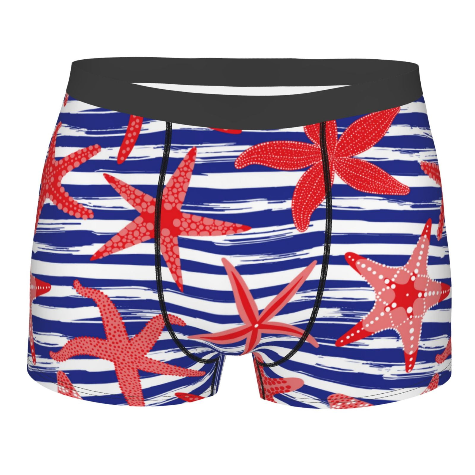 Naloa Sea Stars Print Mens Underwear - Boxers for Men, Classic Briefs ...