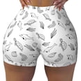 thumbnail image 1 of Naloa Sea Turtle Biker Shorts for Women Seamless Scrunch Short Women’s Yoga Shorts for Gym Running Sport Shorts - X-Large, 1 of 9