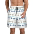 thumbnail image 1 of Naloa Sea Turtle Men's Beach Shorts, Surfing shorts, Swim trunks, Quick Dry Swim Trunks for Surfing Beach Fun - Medium, 1 of 9