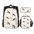 thumbnail image 1 of Naloa Sea Turtle Print Large Capacity Backpack Lunch Bag Pencil Case Combination 3 Piece Set for Student, 1 of 8