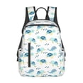 thumbnail image 1 of Naloa Sea Turtle Print Lightweight DayBackpack Suitable for school, work, shopping, travel, etc., 1 of 5