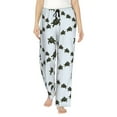 thumbnail image 1 of Naloa Sea Turtle Print Women’s Ultra-Soft Comfy Pajama Lounge Pants with Pockets & Drawstring, 1 of 8