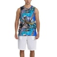 thumbnail image 1 of Naloa Sea Turtle Swims Basketball Jersey Reversible Men's Mesh Athletic Sports Shirts Training Practice S-4XLSmall, 1 of 6