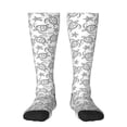 thumbnail image 1 of Naloa Sea Turtle Thigh High Socks Extra Long Stretchy Sock Women Over Knee High Opaque Stocking Daily Wear, 1 of 6