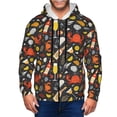 thumbnail image 1 of Naloa Seafood And Drinks Men’s Hoodies, Zip up Hoodie, Sweatshirts,Hoodies for Men Sizes S-3XL-XX-Large, 1 of 5