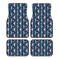 thumbnail image 1 of Naloa Seahorses And Plants Car Foot Mat Set of 4 Pieces - Universal Floor Liner Neoprene Full Set Floor Mats for Cars Trucks SUV, 1 of 7