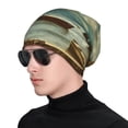 thumbnail image 1 of Naloa Serene Coastal Blue Sky Soft Beanie Hat, Knit Beanie Daily Beanie in Fine Knit for Women Men Winter Travel, Outdoor, 1 of 7