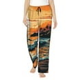 thumbnail image 1 of Naloa Serene Ocean Sunset Pajamas Pants for Women, Lounge for Women,Women’s Pajama Lounge Pants-Small, 1 of 6