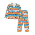thumbnail image 1 of Naloa Shark On Line Pajamas for Women Set, Womens Pajama Sets, Lounge Sets for Women, 2pjs for Women-Large, 1 of 7