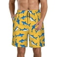 thumbnail image 1 of Naloa Shark Print Men's Beach Shorts, Surfing shorts, Swim trunks, Quick Dry Swim Trunks for Surfing Beach Fun - 3X-Large, 1 of 9