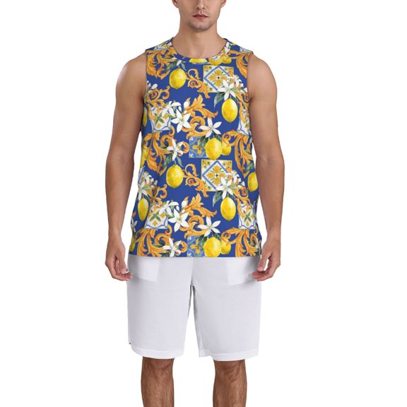 Naloa Sicilian Style Basketball Jersey Reversible Men's Mesh Athletic Sports Shirts Training Practice S-4XLSmall