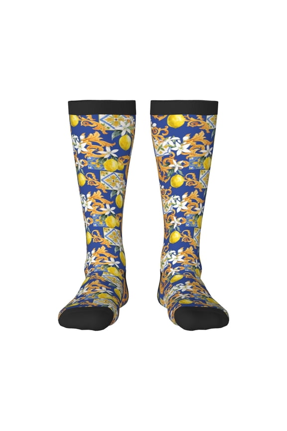 Sicilian Style Thigh High Socks Extra Long Stretchy Sock Women Over Knee High Opaque Stocking Daily Wear