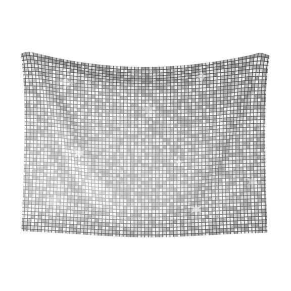 Naloa Silver Mosaic Dog Blanket, 3 Sizes Cat Blanket for Indoor Cats Large Medium Small Dog Gifts-Medium