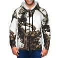 thumbnail image 1 of Naloa Skeleton Dance with Mushrooms Men’s Hoodies, Zip up Hoodie, Sweatshirts,Hoodies for Men Sizes S-3XL-XX-Large, 1 of 5