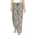 thumbnail image 1 of Naloa Sketch Squirrels Linen Pajamas Pants for Women, Lounge for Women,Women’s Pajama Lounge Pants-Large, 1 of 6