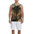 thumbnail image 1 of Naloa Skull Butterfly Sunflower Basketball Jersey Reversible Men's Mesh Athletic Sports Shirts Training Practice S-4XLXX-Large, 1 of 6