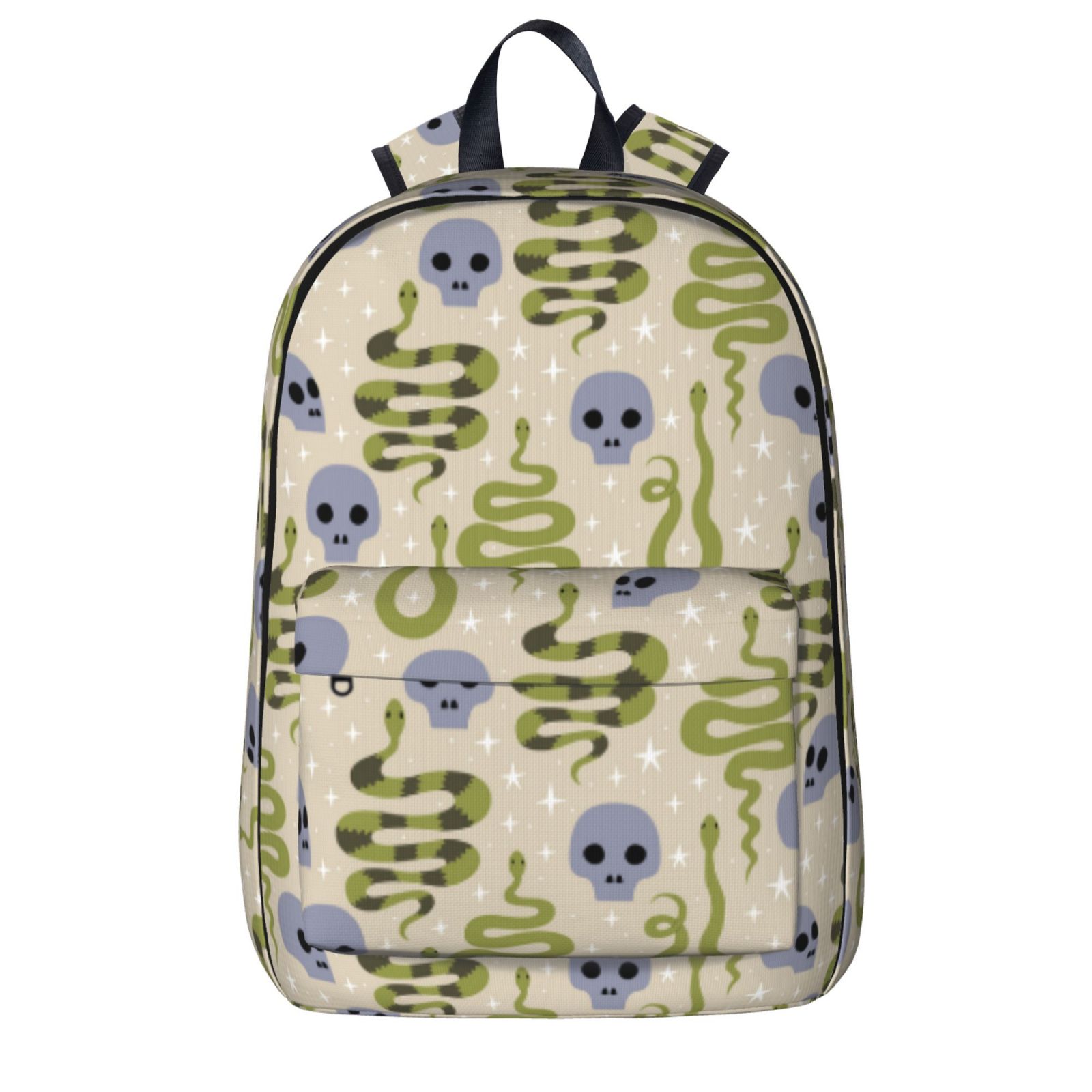 Naloa Skull Snake Print Laptop Backpack - Computer Bag with 2 ...