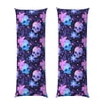 thumbnail image 1 of Naloa Skull starry sky flower leaf Body Pillow Cover, Pillowcases with Hidden Zipper Breathable Long Pillow Case (Pillows are not included,20x54 inch), 1 of 7