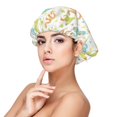 thumbnail image 1 of Naloa Snake And Cactus Adjustable Hair Bonnet for Sleeping, Hair Wrap Sleep Cap Turban for Women Men, Curly Straight Hair Long Large Braid Unisex, 1 of 6