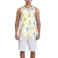 thumbnail image 1 of Naloa Snake And Cactus Basketball Jersey Reversible Men's Mesh Athletic Sports Shirts Training Practice S-4XL3X-Large, 1 of 6
