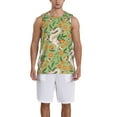 thumbnail image 1 of Naloa Snake And Floral Basketball Jersey Reversible Men's Mesh Athletic Sports Shirts Training Practice S-4XLMedium, 1 of 6